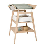 LEANDER-Table À Langer Linea Avec Matelas, Hêtre