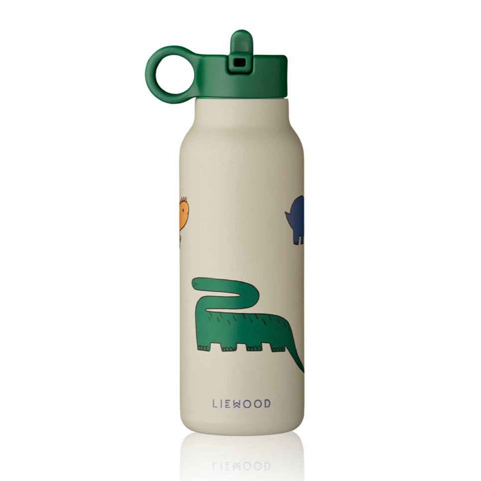 LIEWOOD-Gourde Falk 350 Ml - Dinosaures / Brume