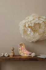 LITTLE LIGHTS-Veilleuse Mini Little Lights - Oiseau | Crème Fraise