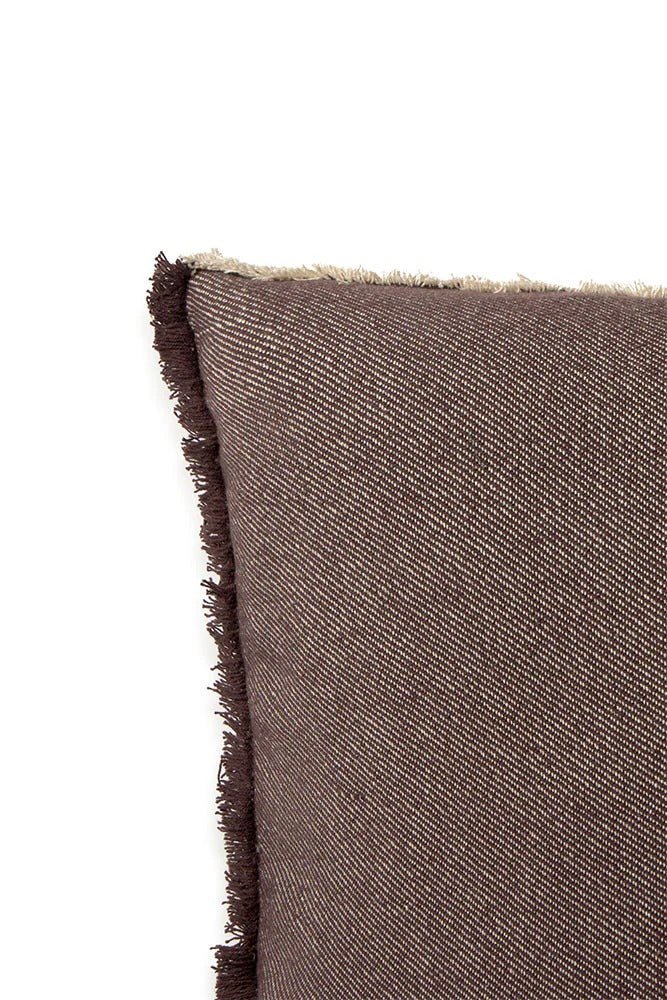 LORENA CANALS-Coussin Carré Vertical Coffebean