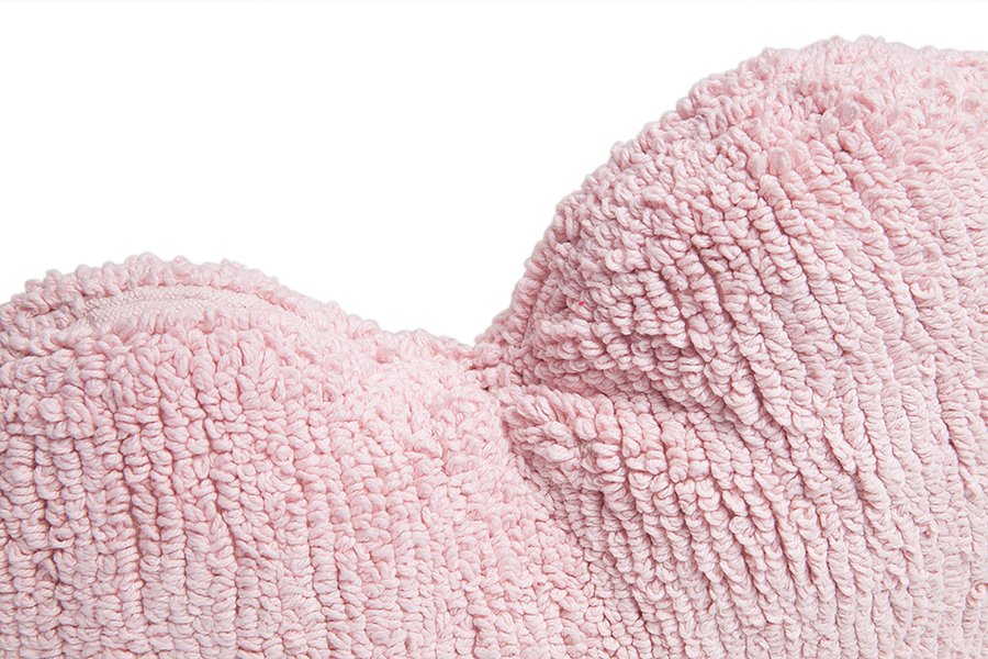 LORENA CANALS-Coussin Coeur Rose