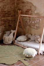LORENA CANALS-Coussin De Sol Bubbly Olive