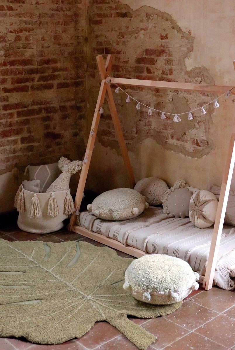 LORENA CANALS-Coussin De Sol Bubbly Olive