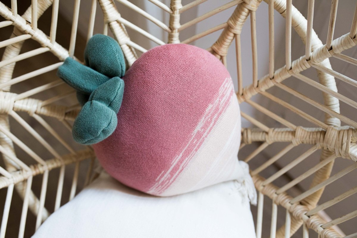 LORENA CANALS-Coussin En Tricot Ramona Le Radis