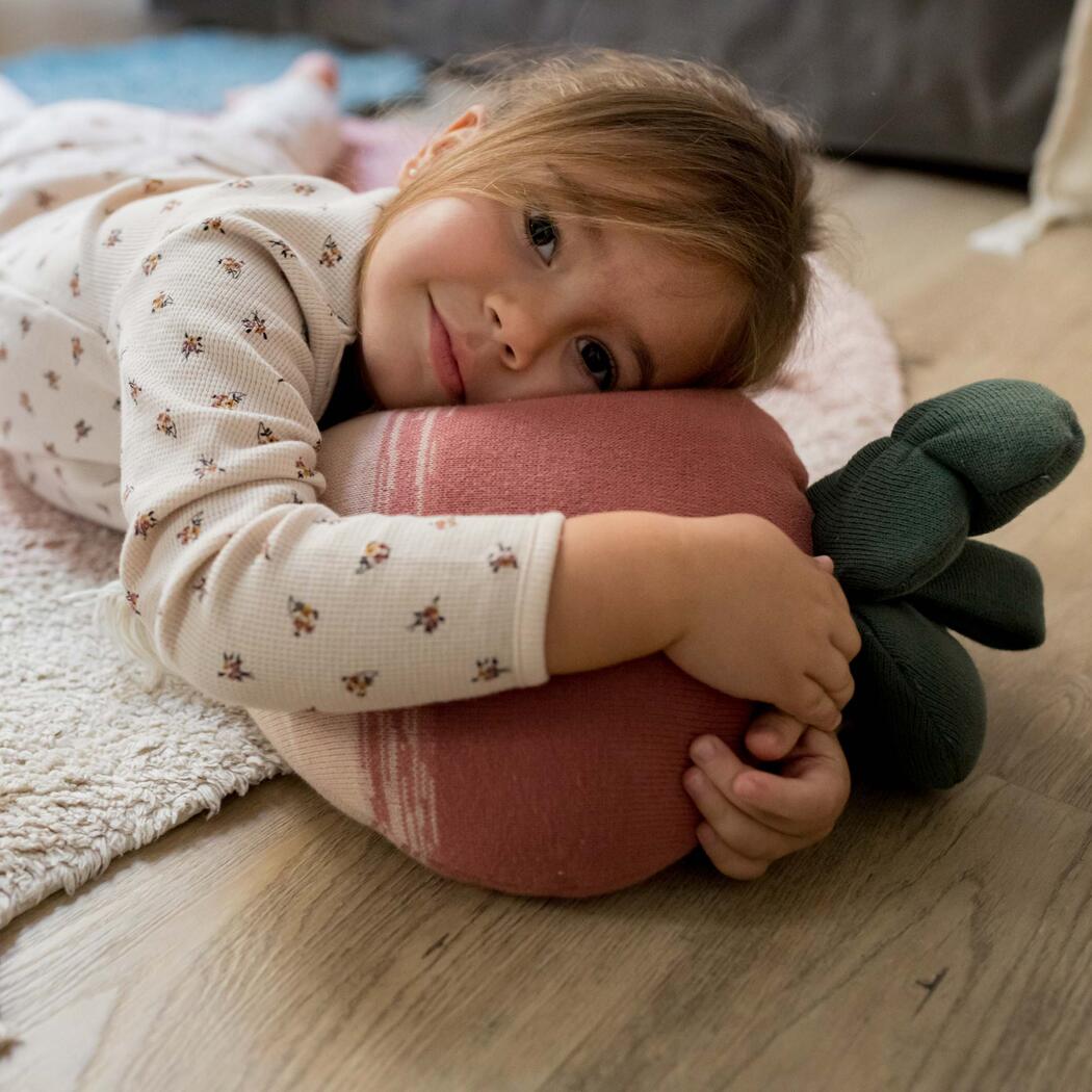 LORENA CANALS-Coussin En Tricot Ramona Le Radis