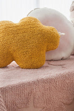 LORENA CANALS-Coussin Nuage Lavable - Jaune Moutarde