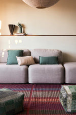 LORENA CANALS-Coussin Rectangulaire Vertical Duck Green