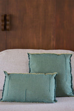 LORENA CANALS-Coussin Rectangulaire Vertical Duck Green
