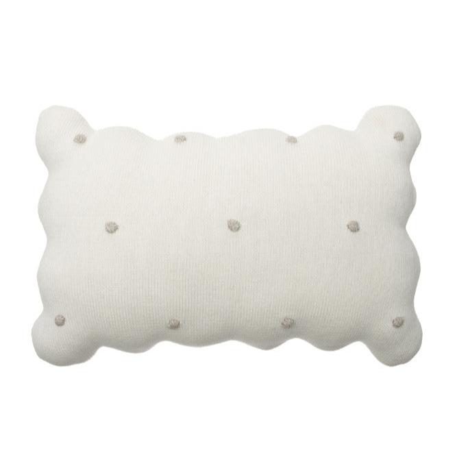 LORENA CANALS-Coussin Tricoté Biscuit Ivoire
