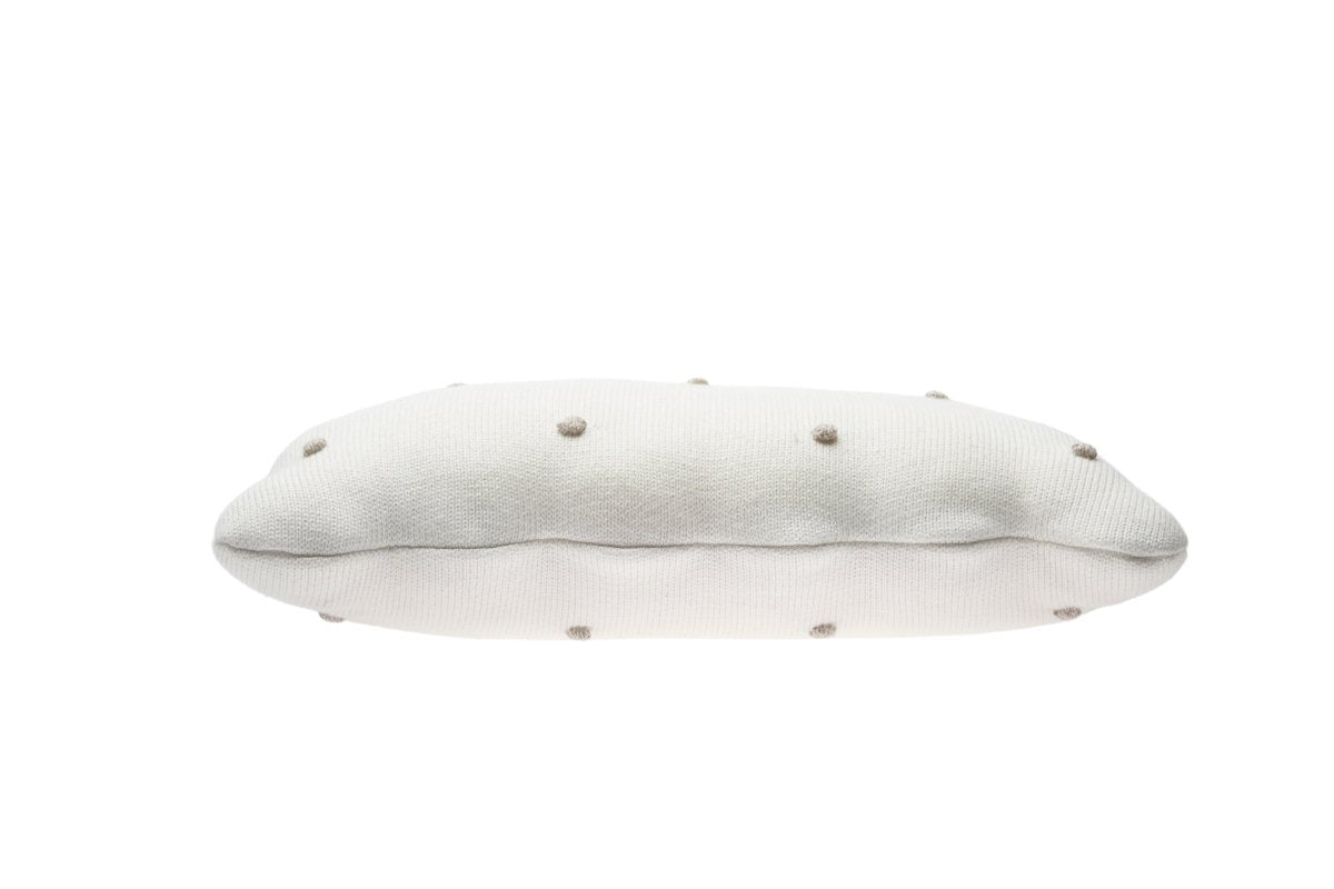 LORENA CANALS-Coussin Tricoté Biscuit Ivoire
