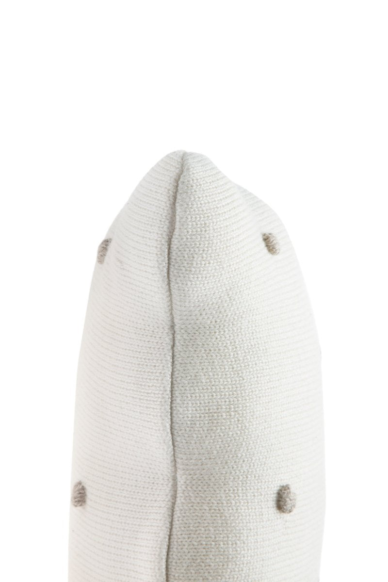 LORENA CANALS-Coussin Tricoté Biscuit Ivoire