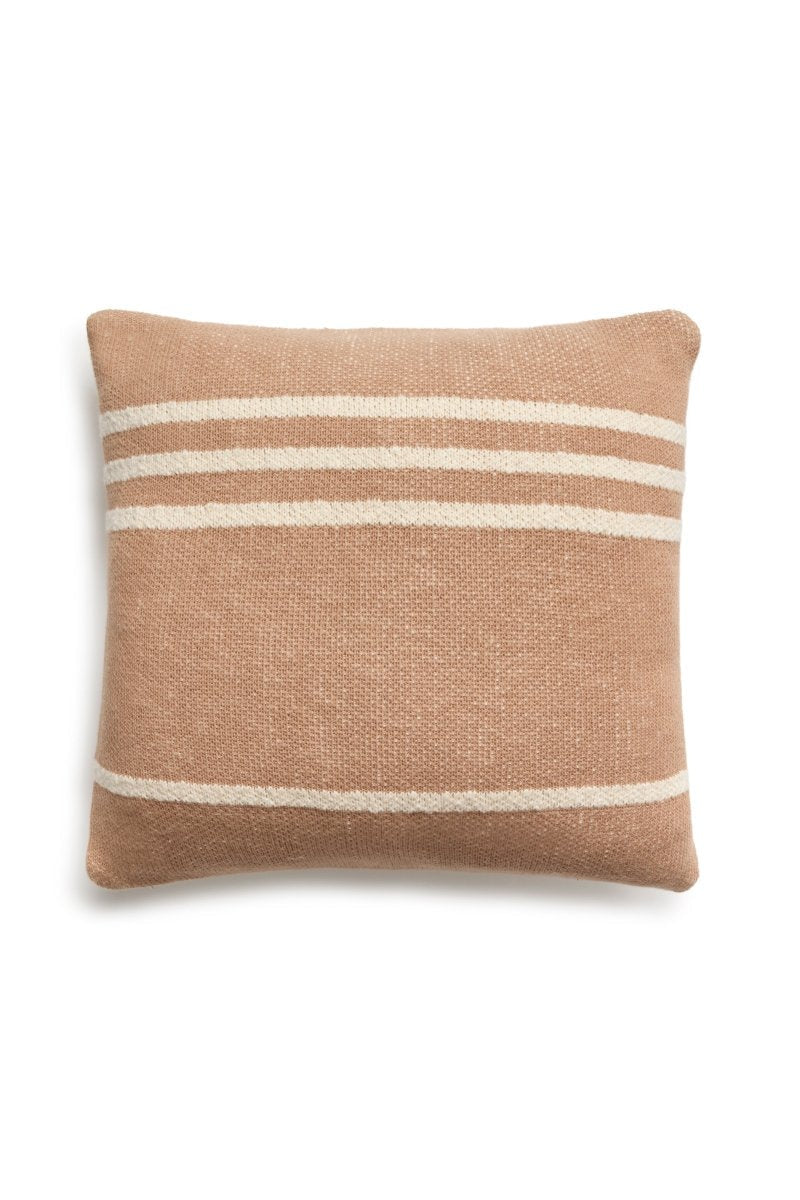LORENA CANALS-Coussin Tricoté Duetto Powder - Naturel