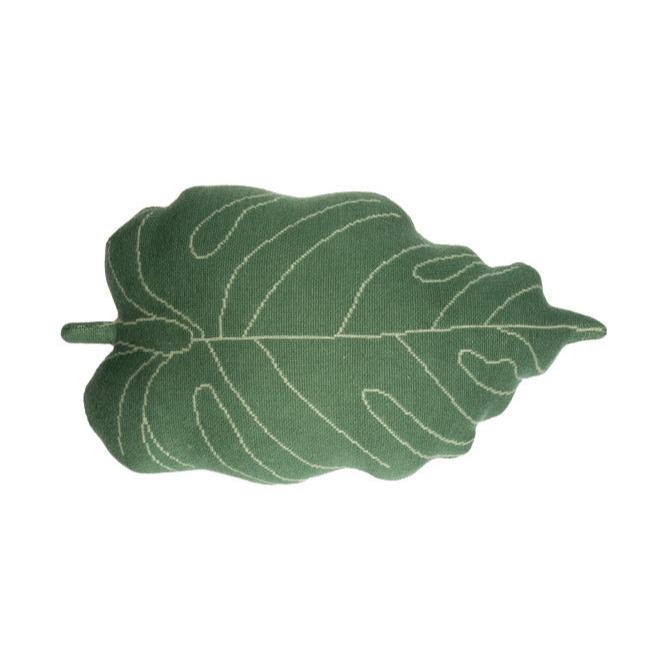 LORENA CANALS-Coussin Tricoté En Forme De Feuille