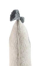 LORENA CANALS-Coussin Tricoté Little Oasis Nat - Gris