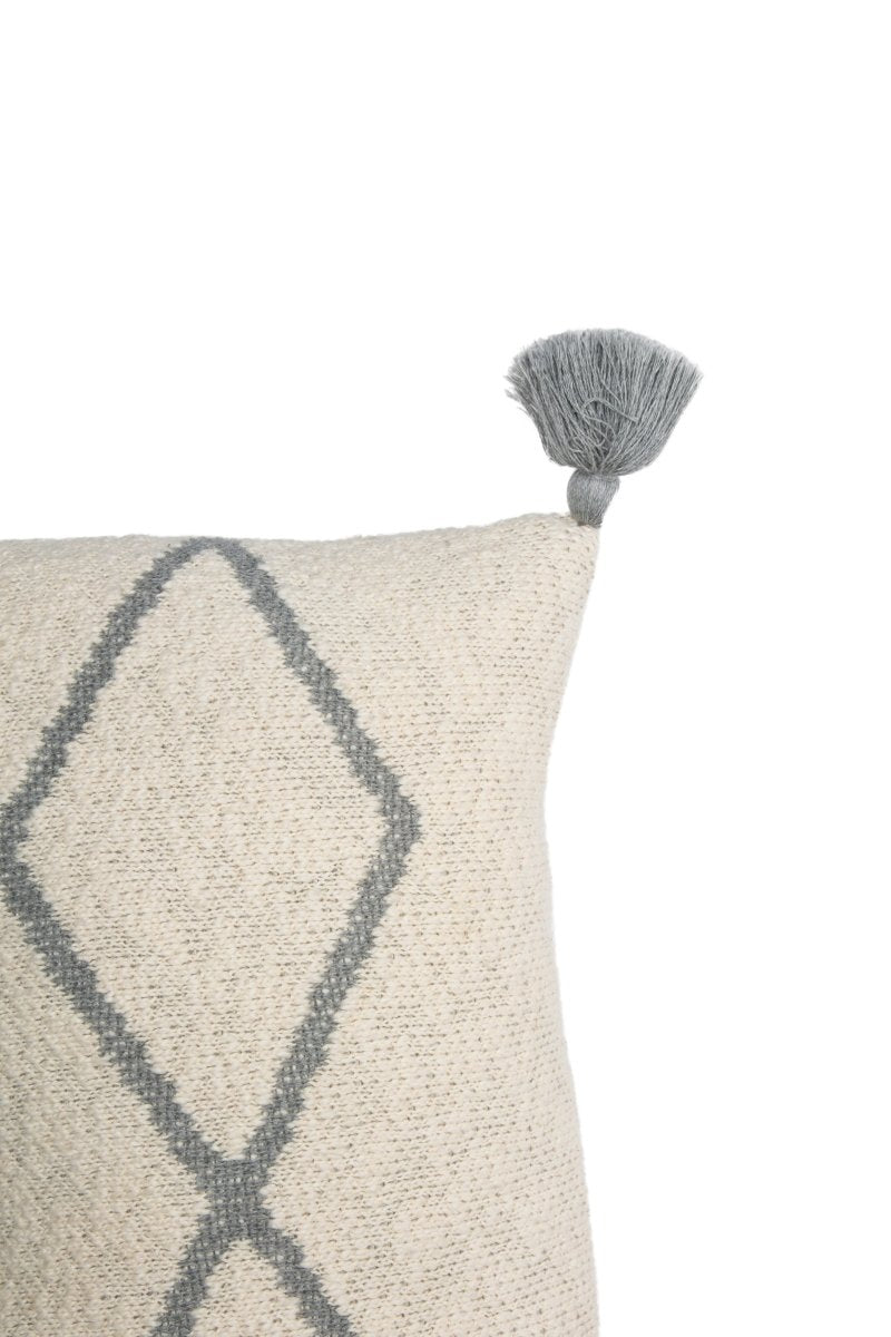 LORENA CANALS-Coussin Tricoté Little Oasis Nat - Gris