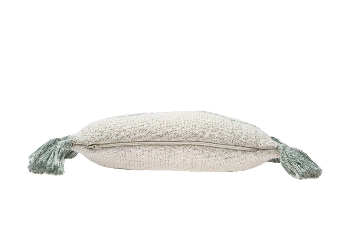 LORENA CANALS-Coussin Tricoté Little Oasis Nat - Indus Blue