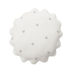 LORENA CANALS-Coussin Tricoté Rond Biscuit Ivoire