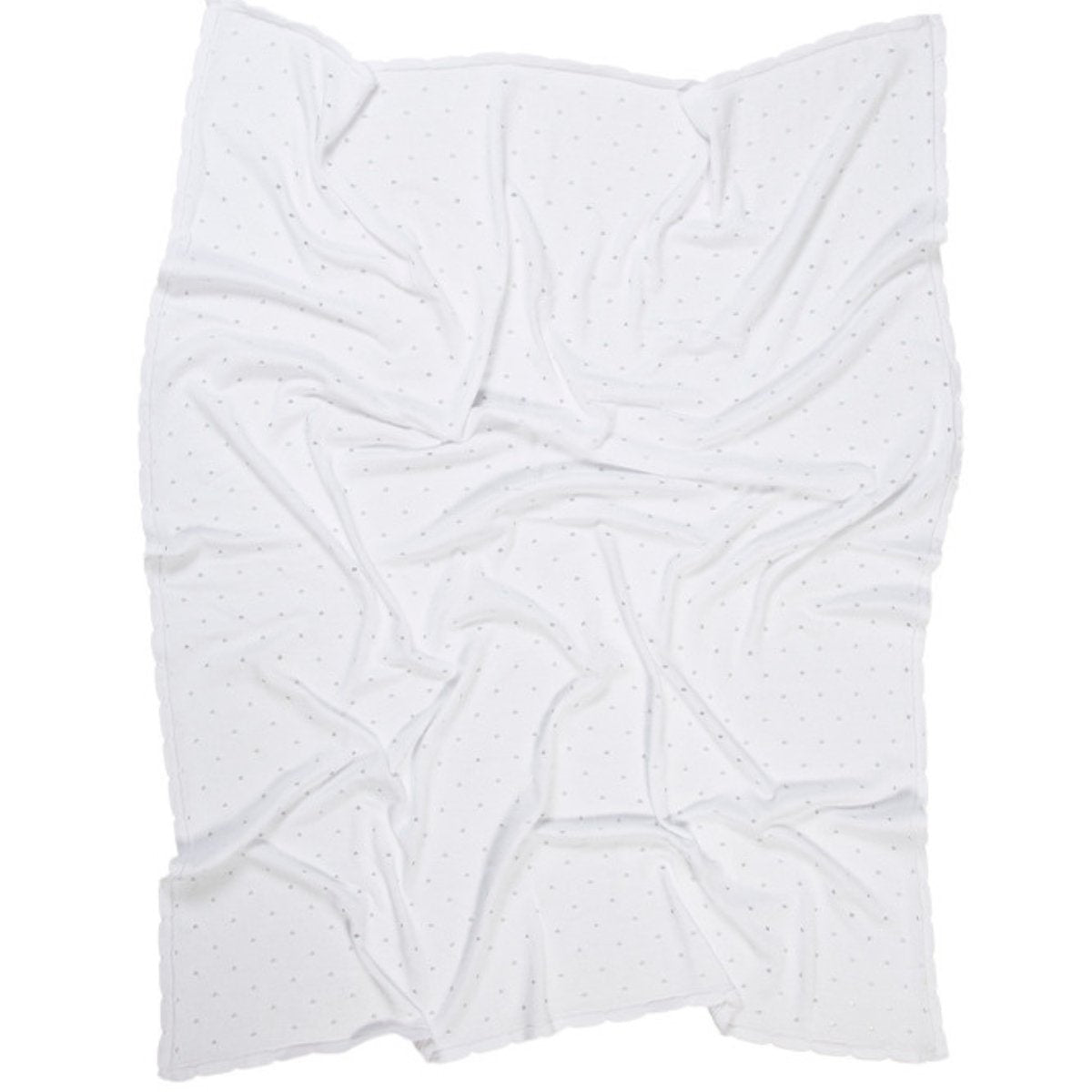 LORENA CANALS-Couverture Bébé Tricotée Biscuit Blanc