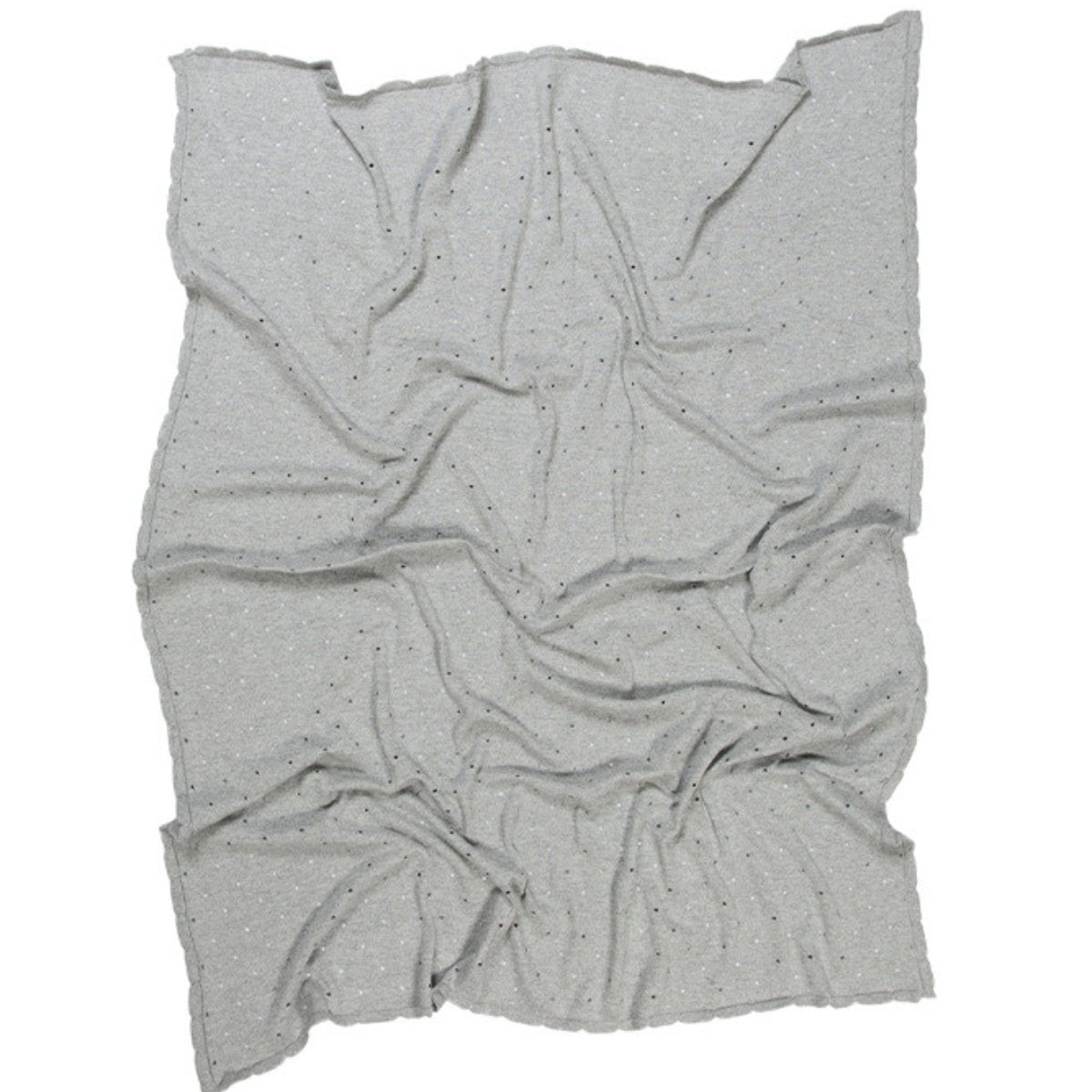 LORENA CANALS-Couverture Bébé Tricotée Biscuit Gris