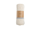 LORENA CANALS-Couverture Tricot Stripes Naturel-Gris