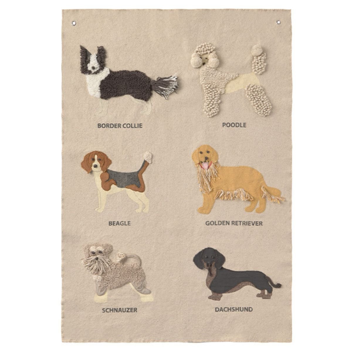 LORENA CANALS-Decoration Murale - Chiens 70 X 100 Cm