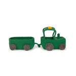 LORENA CANALS-Panier en Forme de Tracteur - Gris Foncé