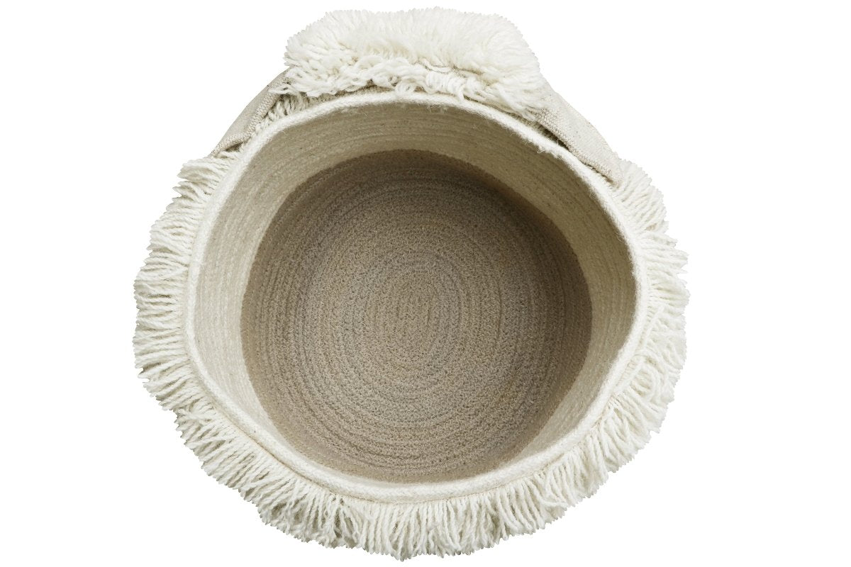 LORENA CANALS-Panier En Laine Mouton Rose Nez