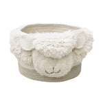 LORENA CANALS-Panier En Laine Mouton Rose Nez