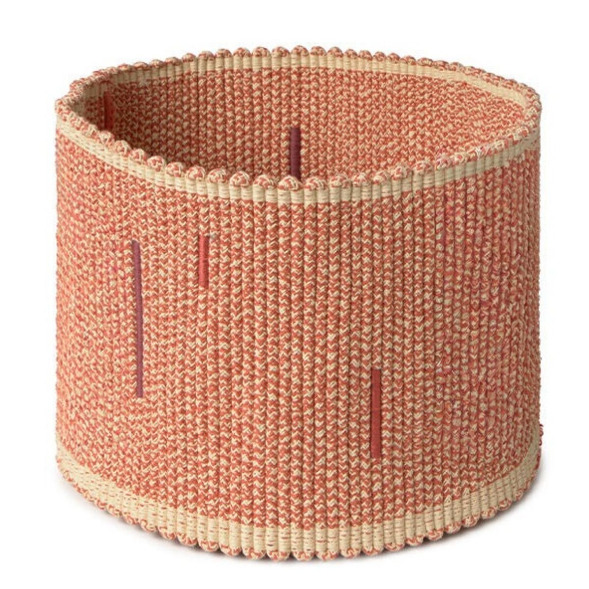 LORENA CANALS-Panier Handloom Vertical Terracota