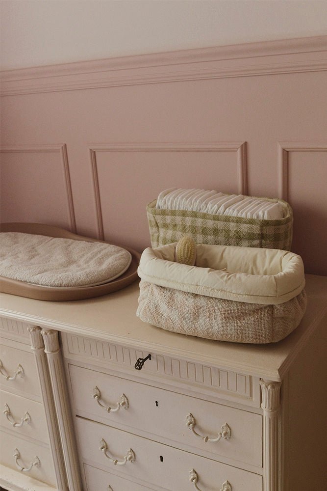 LORENA CANALS-Panier Matelassé Rose