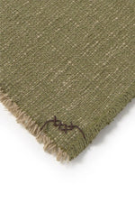 LORENA CANALS-Plaid Tissé Main Kaki 130 X 180 Cm
