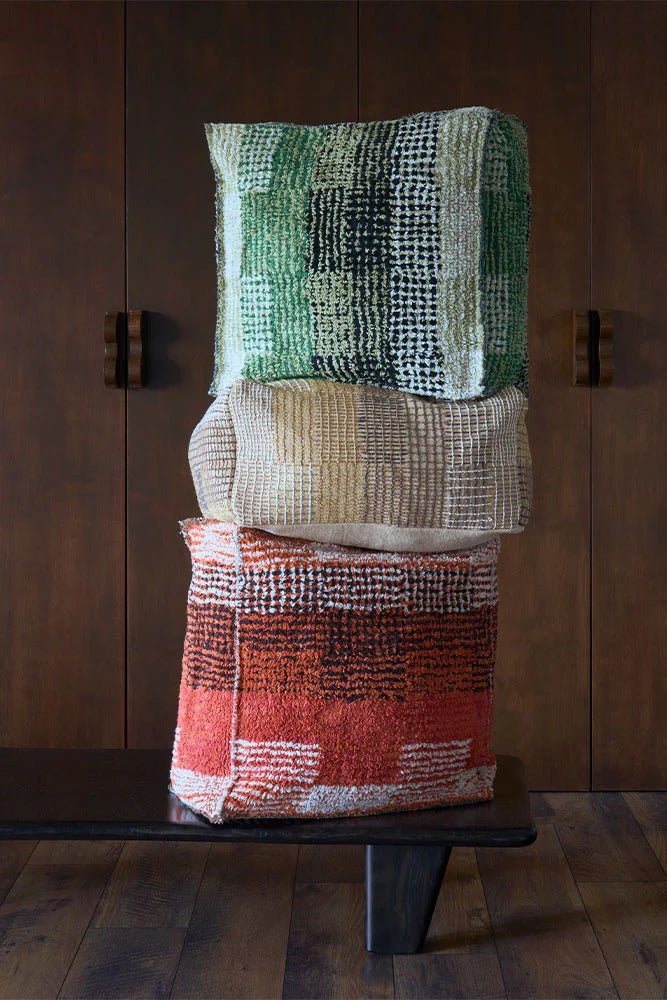 LORENA CANALS-Pouf City Réversible Maple Red