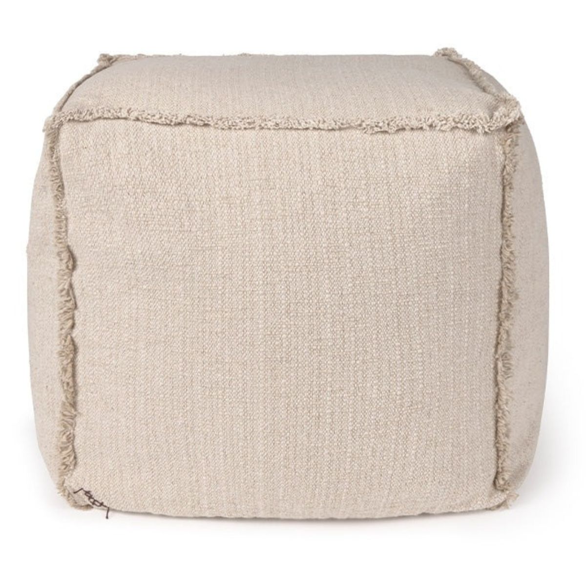 LORENA CANALS-Pouf Tissé Main Beige
