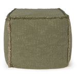 LORENA CANALS-Pouf Tissé Main Kaki