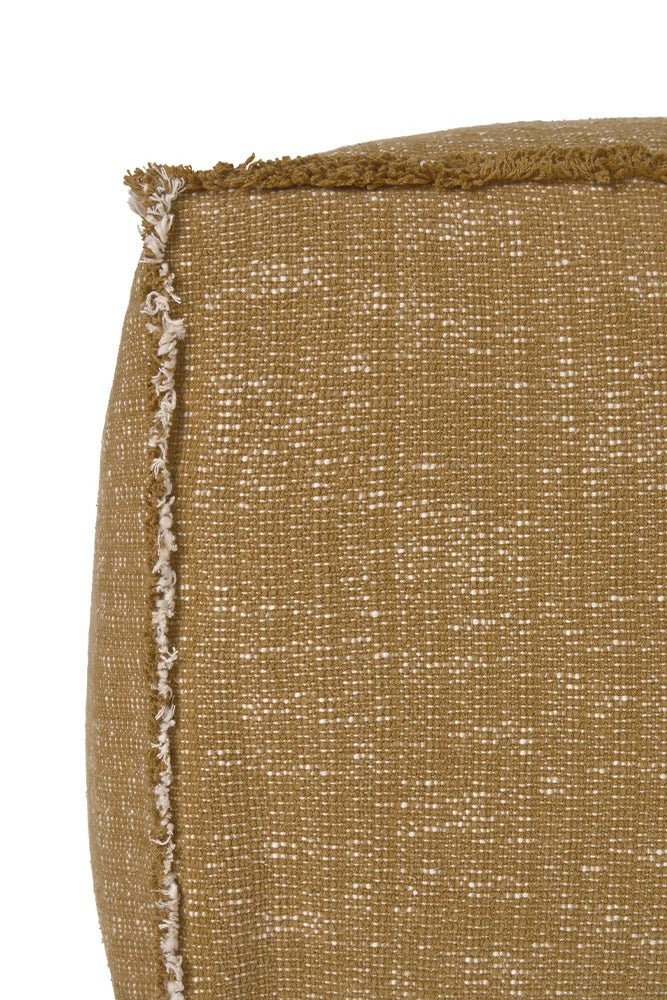 LORENA CANALS-Pouf Tissé Main Ocre