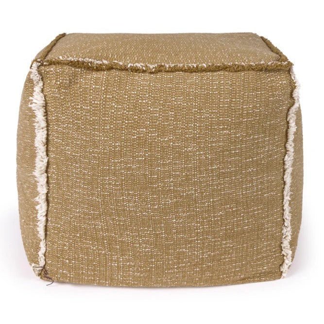 LORENA CANALS-Pouf Tissé Main Ocre