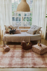 LORENA CANALS-Pouf Tissé Main - Rose