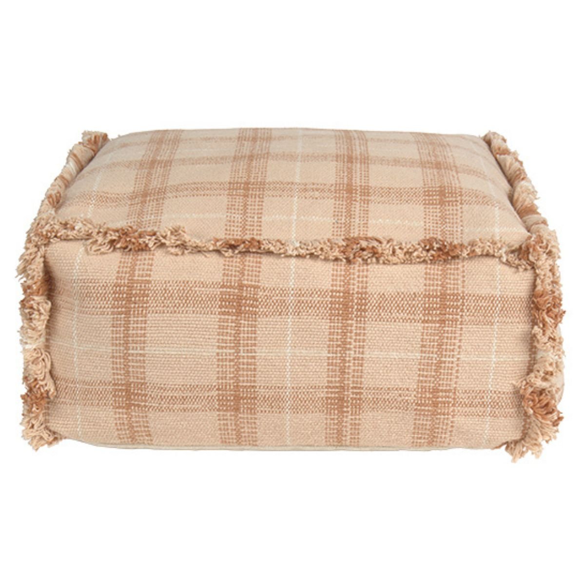 LORENA CANALS-Pouf Tissé Main - Rose