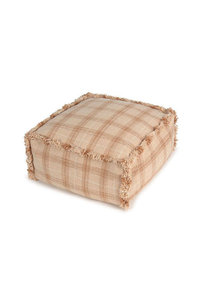 LORENA CANALS-Pouf Tissé Main - Rose