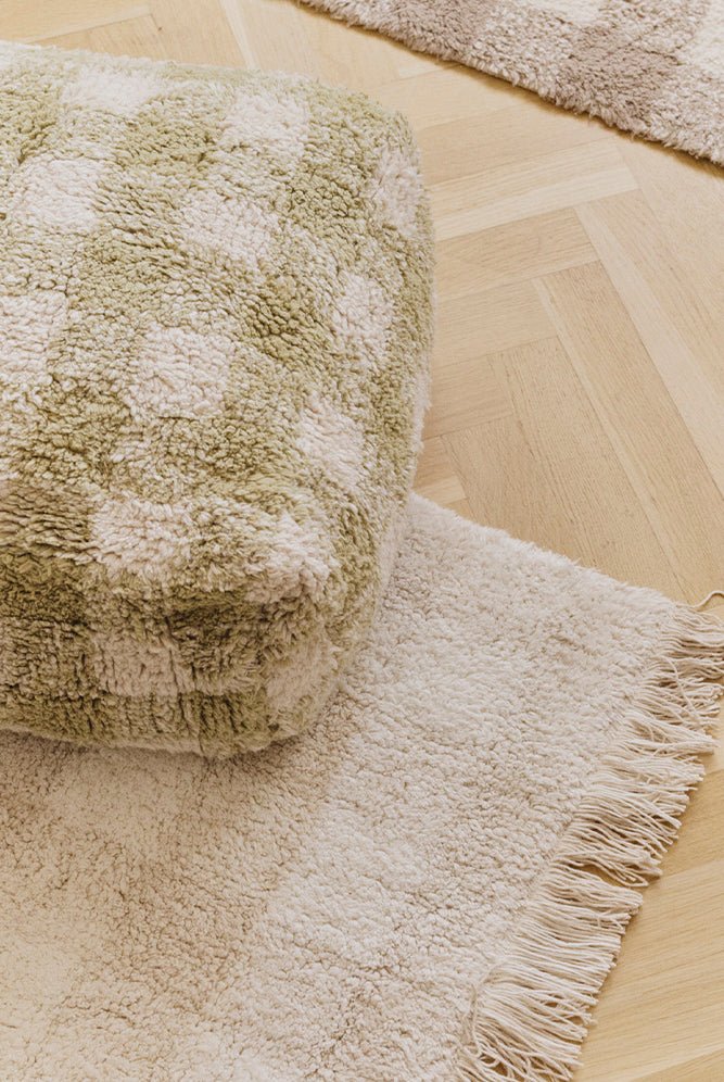 LORENA CANALS-Pouf Vichy Matcha