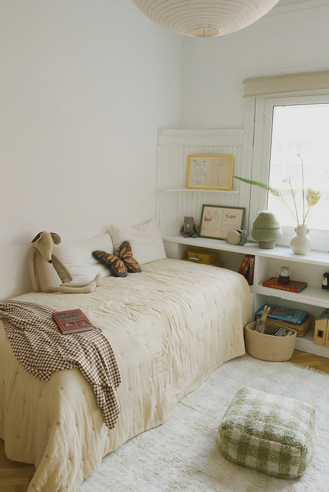 LORENA CANALS-Pouf Vichy Matcha