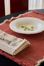 LORENA CANALS-Set De 4 Serviettes Vertical Natural