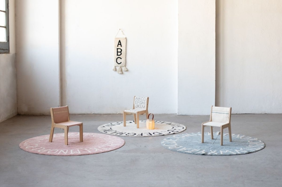 LORENA CANALS-Tapis Abc - Ecru Ø150 Cm