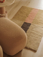 LORENA CANALS-Tapis De Couloir En Laine Chroma - Rose Poudré 80 x 140 Cm