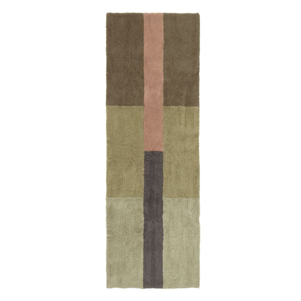 LORENA CANALS-Tapis De Couloir En Laine Chroma Rose - Poudré 80 x 230 Cm