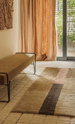 LORENA CANALS-Tapis De Couloir En Laine Chroma Rose - Poudré 80 x 230 Cm