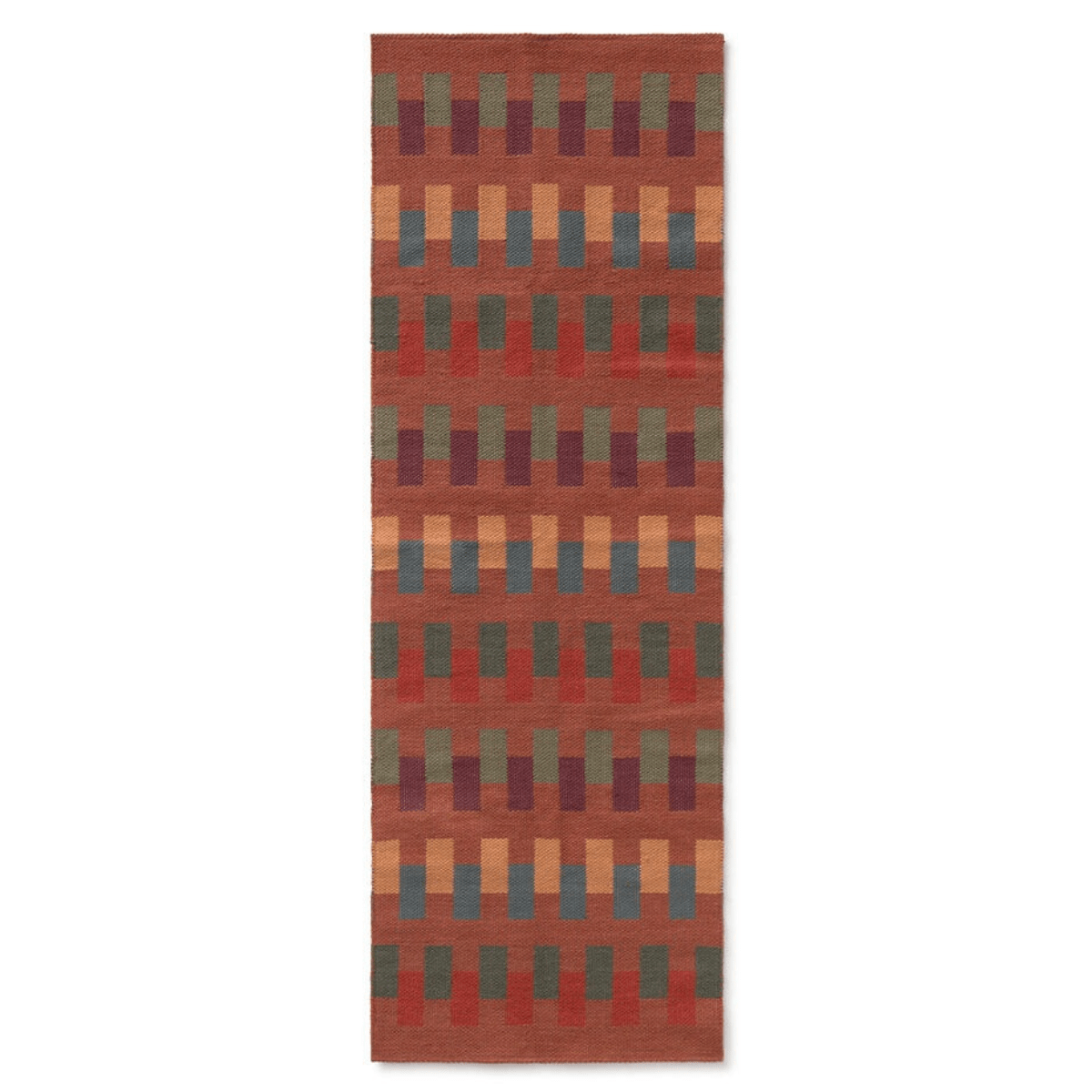 LORENA CANALS-Tapis De Couloir Handloom Intersecting Sienna 80 X 230 Cm