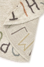 LORENA CANALS-Tapis De Jeu Lavable Abc Couleur Et Lettres Ø 120 Cm