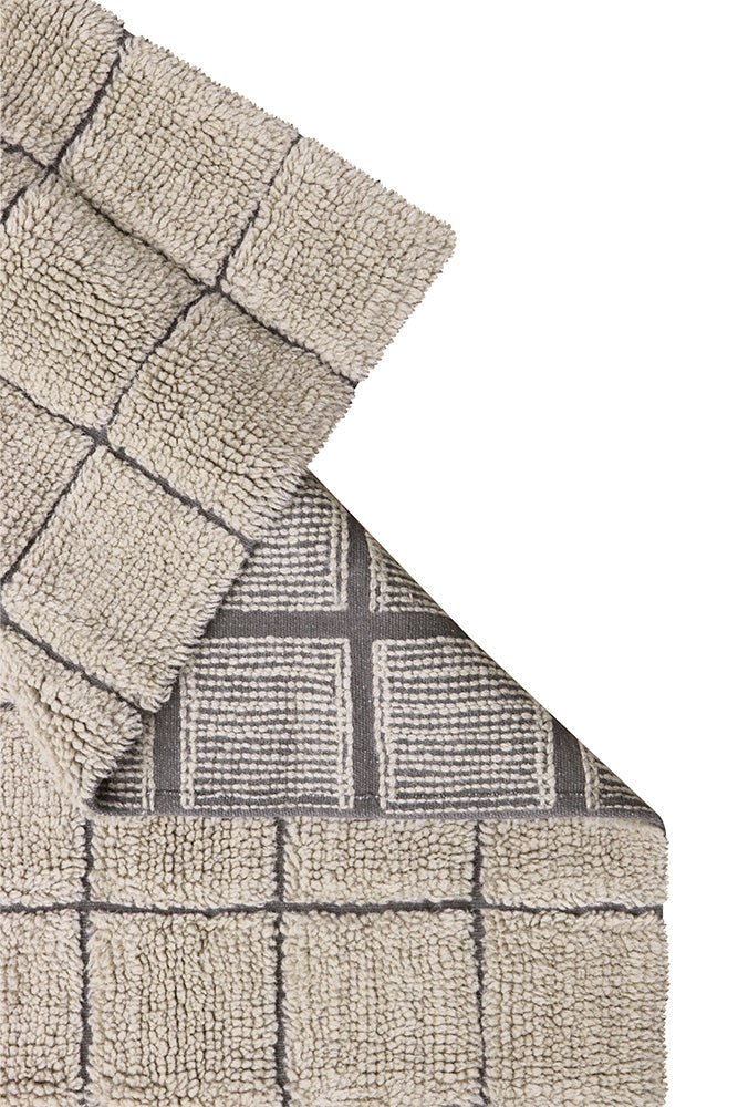 LORENA CANALS-Tapis De Passage En Laine Mosaic Grès 80 X 230 Cm