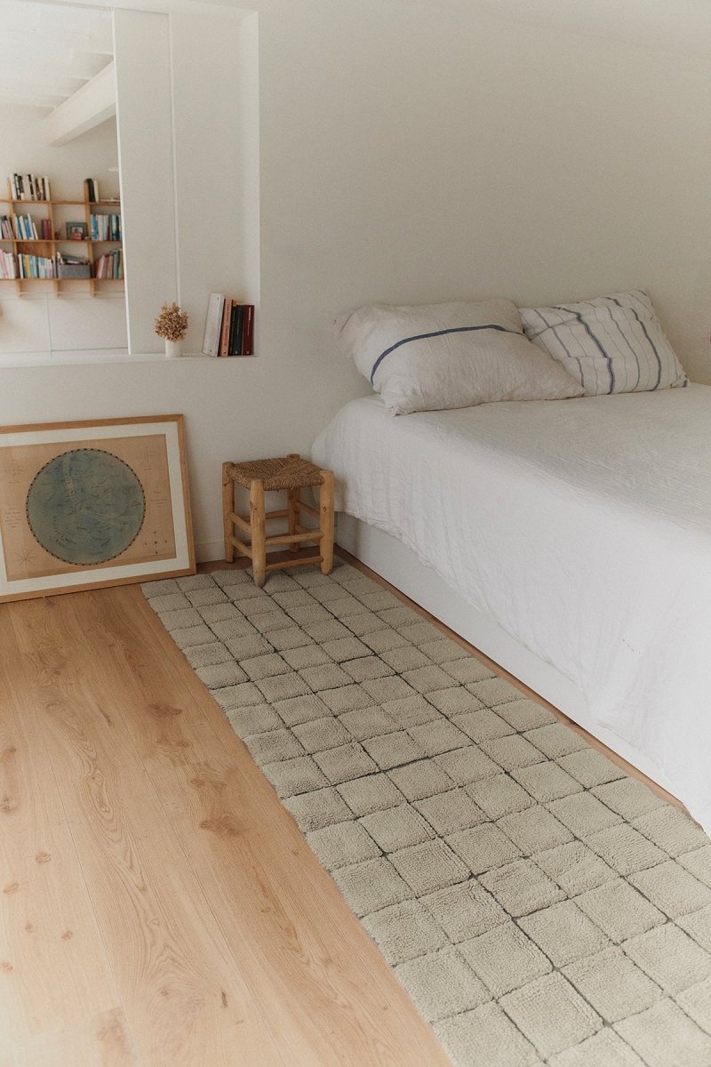 LORENA CANALS-Tapis De Passage En Laine Mosaic Grès 80 X 230 Cm